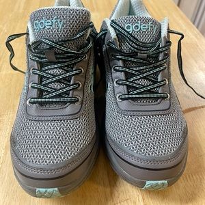 Women's GDEFY Mighty Walk Athletic running Shoes blue grey size 8.5